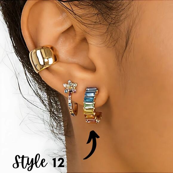 3 for $15 - Colorful Earrings Summer Tassels Acrylic Resin - Picture 13 of 14